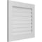 Ekena Millwork Vertical Surface Mount PVC Gable Vent: Functional, w/ 3-1/2"W x 1"P Standard Frame, 28"W x 26"H GVPVE28X2601SF - alternate 5
